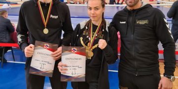 Jaunimo bokso čempionate iškovoti du bronzos medaliai