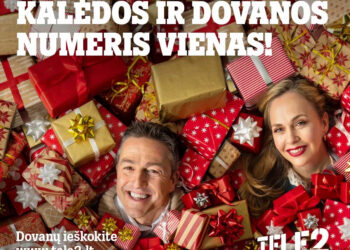 Šventės artėja: „Tele2“ padės pasiruošti dovanas Kalėdoms numeris VIENAS!