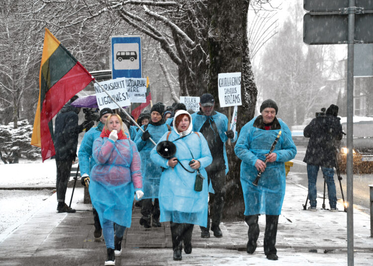 Biržuose vyko piliečių akcija dėl ligoninės