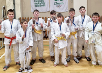 Dziudistai varžėsi kalėdiniuose turnyruose