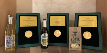 Aukso medaliai TŪB „Rinkuškiai“ gaminiams