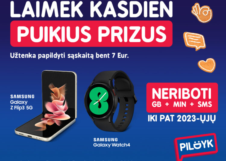 Kalėdinės „Pildyk“ dovanos – kasdien! Nuo neriboto plano metams iki „Samsung“ išmaniųjų