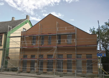 Vietoj buvusios šašlykinės – bankas