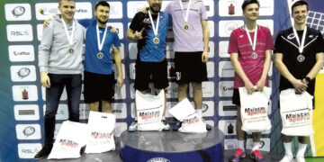 Badmintonininkai iškovojo medalius turnyre Panevėžyje