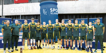 Krepšinio turnyre Belgijoje užėmė ketvirtą vietą