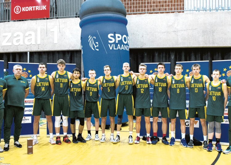 Krepšinio turnyre Belgijoje užėmė ketvirtą vietą