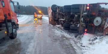 Apvirto kelininkų barstyvuvas