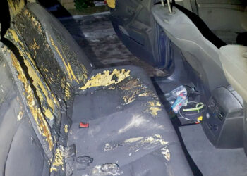 Nustatyti automobilio padegėjai