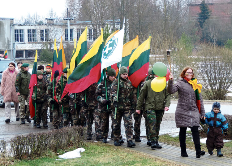Surengė žygį valstybės atkūrimo dienai