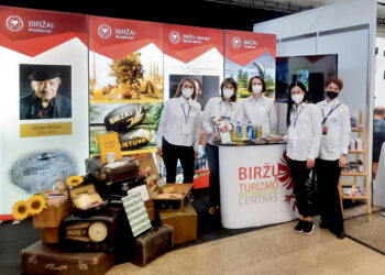Turizmo parodoje biržiečių stendas sulaukė dėmesio