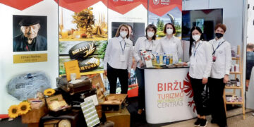 Turizmo parodoje biržiečių stendas sulaukė dėmesio
