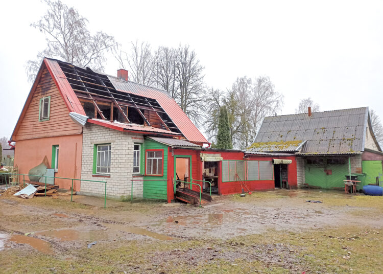 Gaisravietėje rastas apdegęs žmogaus kūnas