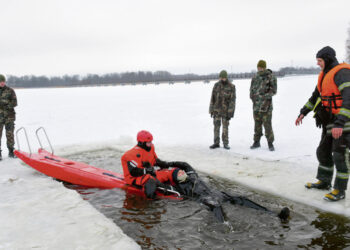 Šaulius mokė gelbėtis
