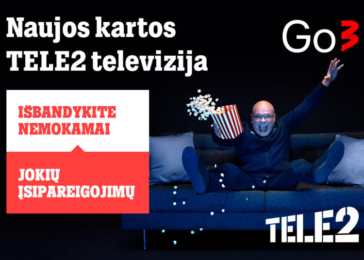 „Tele2“ pasiūlymas: olimpinės žaidynės per „Go3“ ir nuolaidos televizoriams