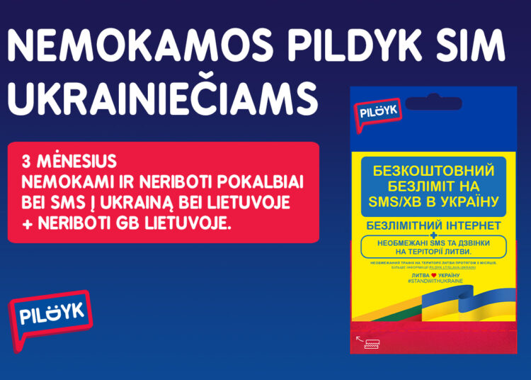 „Tele2“ užtikrina nemokamas ryšio paslaugas ukrainiečiams: išdalinta jau per 24 tūkst. SIM kortelių