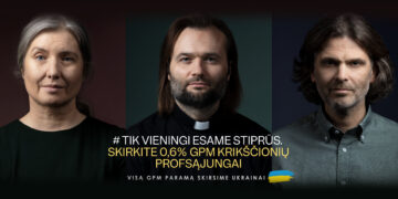 Krikščionių profsąjunga visą gautą 0,6 proc. GPM paramą paskirs Ukrainai