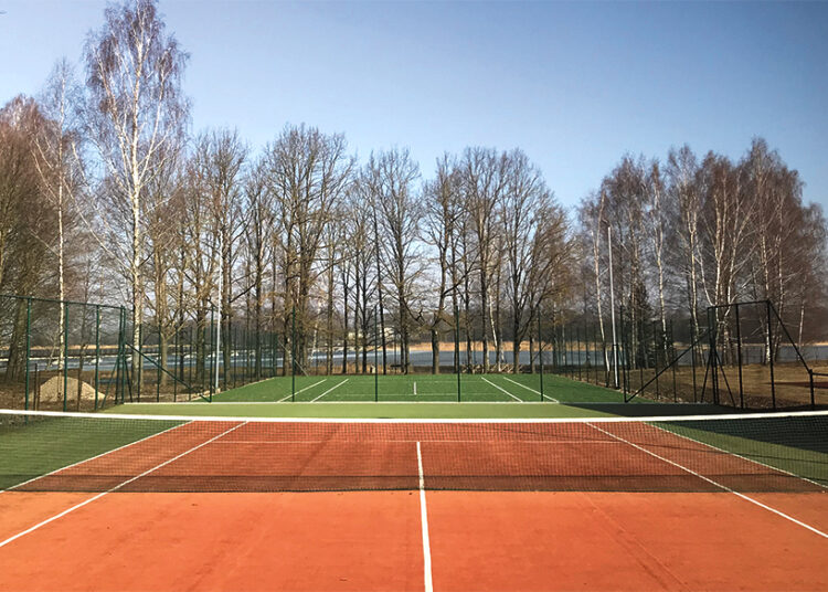 Teniso sezonas atidarytas, planuojamas korto remontas