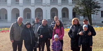 Muziejuje lankęsi ukrainiečiai krūpčiojo nuo patrankų garsų