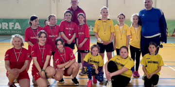 Velykinis merginų salės futbolo turnyras