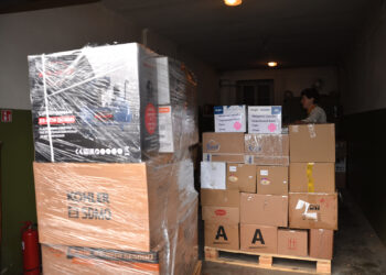 Formuojamas paramos siuntinys Ukrainai