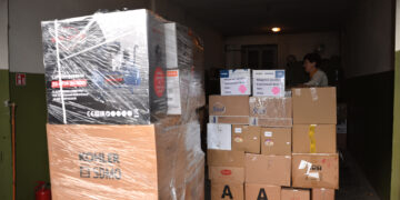 Formuojamas paramos siuntinys Ukrainai