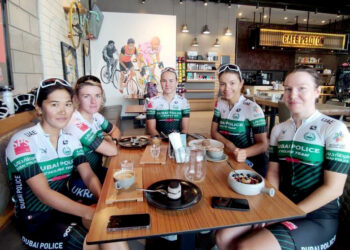 Biržietė dviratininkė atstovauja Dubajaus komandai