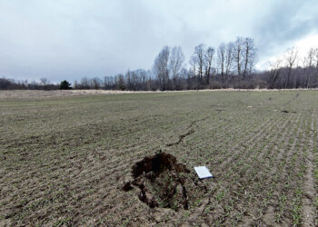 Atsivėrė šešiolikta smegduobė Biržų rajone