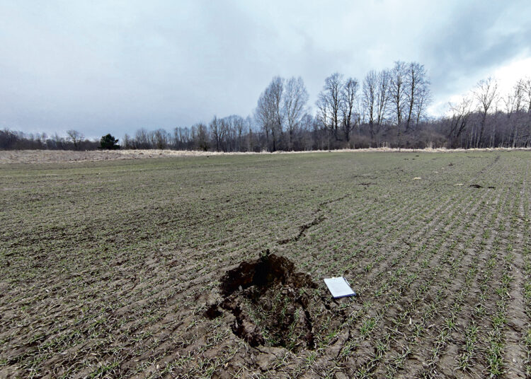 Atsivėrė šešiolikta smegduobė Biržų rajone