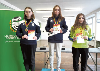 Vaikų sportinio šaudymo čempionate – aukščiausios vietos