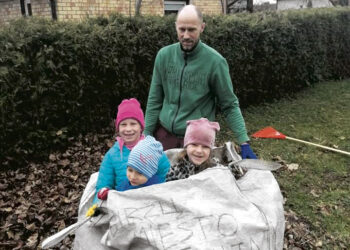 Seniūnijos darbuotojai – akcijos frontuose