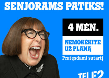 „Tele2“ pasiūlymas senjorams – pratęsus sutartį dabar, už planą nereikės mokėti net 4 mėn.