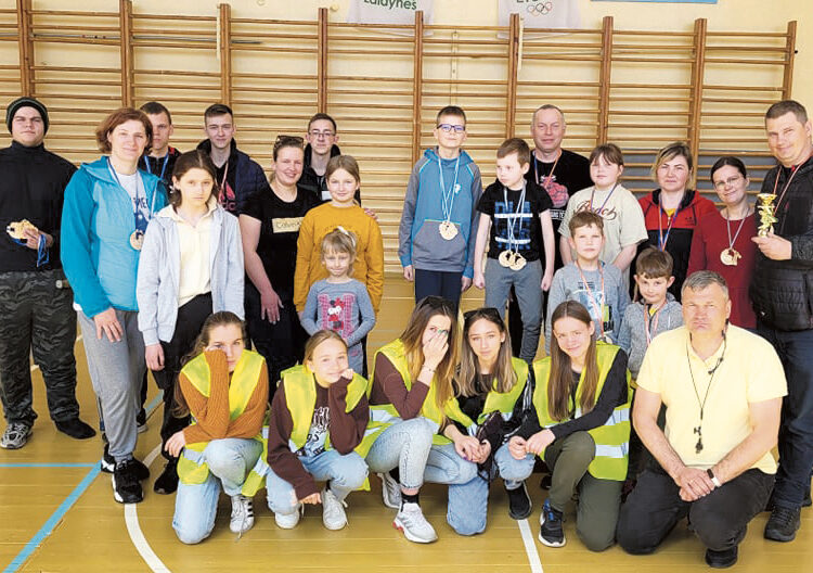 Pabiržėje įvyko šeimų sporto šventė