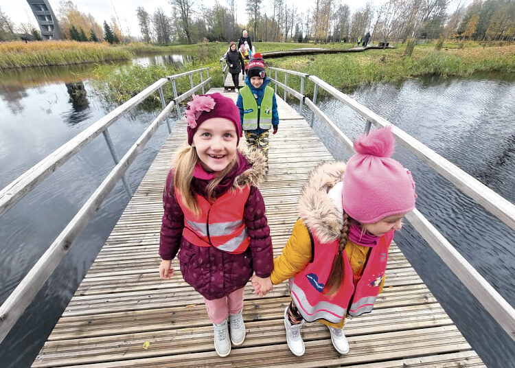 Priešmokyklinukai iš darželio „Drugelis“ į mokyklą žengia tvirtai