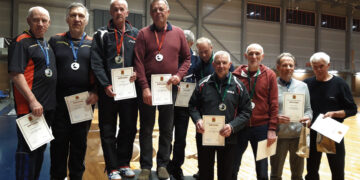 Dalyvavo elitinėse veteranų stalo teniso varžybose