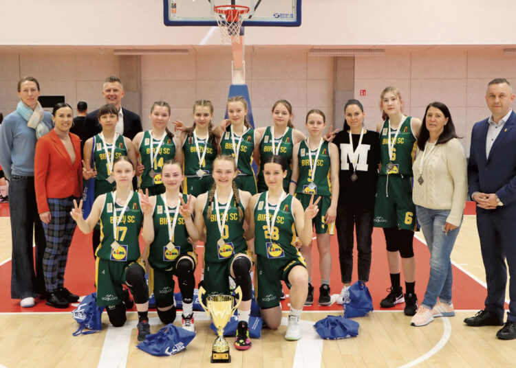 Jaunutės krepšininkės – Lietuvos vicečempionės
