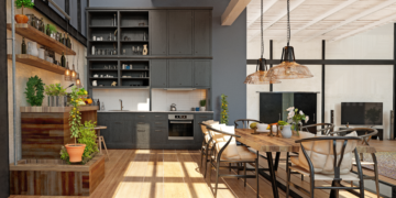 Mediena interjere – universali klasika, suteikianti namams jaukumo