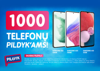 Vasaros konkursas „Pildyk“ klientams – prizų fonde net 1 tūkst. telefonų