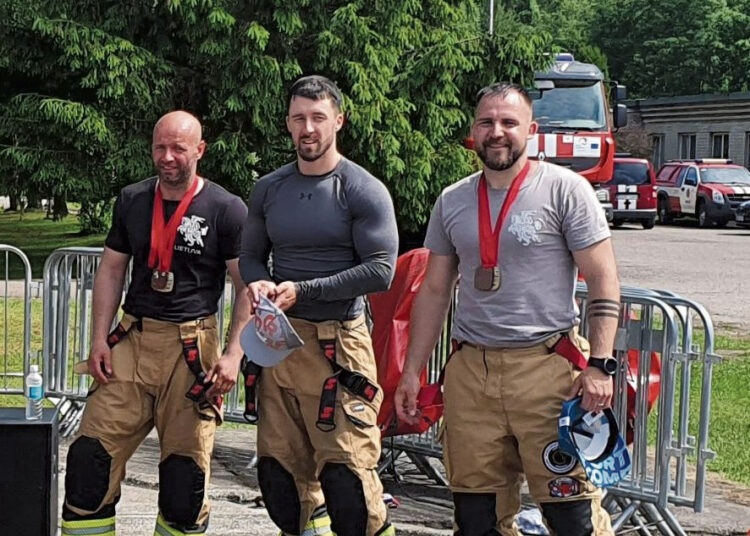 Biržiečiai ugniagesiai – tarp stipriausių Lietuvoje