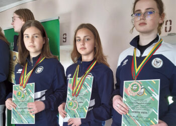 Iškovoti medaliai vaikų ir jaunučių sportinio šaudymo čempionatuose