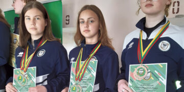 Iškovoti medaliai vaikų ir jaunučių sportinio šaudymo čempionatuose