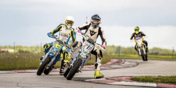 Supermoto čempionato etape iškovojo antrąją vietą