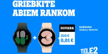 Karščiausi „Tele2“ pasiūlymai išmaniam laisvalaikiui: įsigijus vieną laikrodį – antras dovanų!