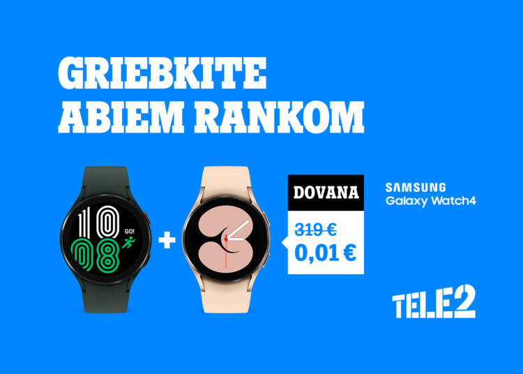 Karščiausi „Tele2“ pasiūlymai išmaniam laisvalaikiui: įsigijus vieną laikrodį – antras dovanų!