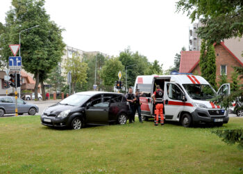 Avarija baigėsi neįtikėtinai sėkmingai