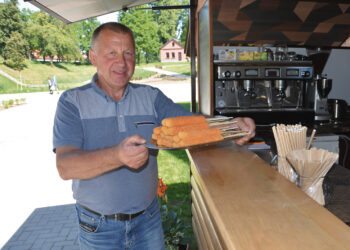 Užkandžiai prie Agluonos fontanų