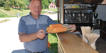 Užkandžiai prie Agluonos fontanų