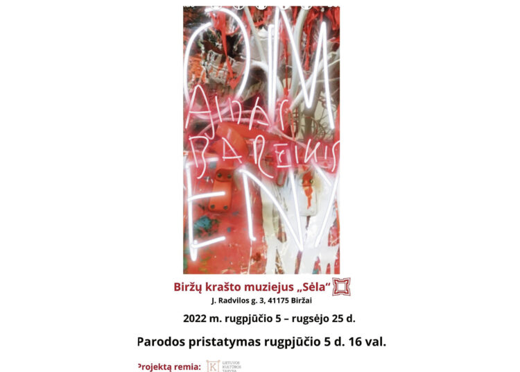 Biržų krašto muziejuje „Sėla“ – Aido Bareikio instaliacijų paroda OMENY!