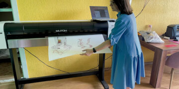 Biržuose vysto tekstilės ir tradicinės spaudos paslaugą