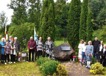 Atidengė paminklą krašto partizanams