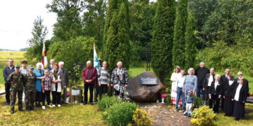 Atidengė paminklą krašto partizanams